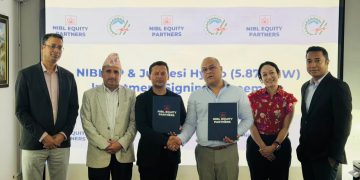 गोर्खाज हिमालयन हाइड्रोमा १५ करोड लगानी गर्न एनआईबीएल इक्विटी पार्टनर्सले गर्‍यो सम्झौता